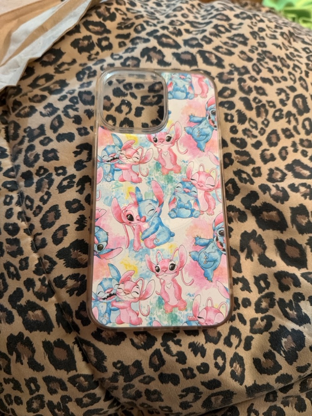 Cute Cartoon Stitch Phone Case - Pink & Blue